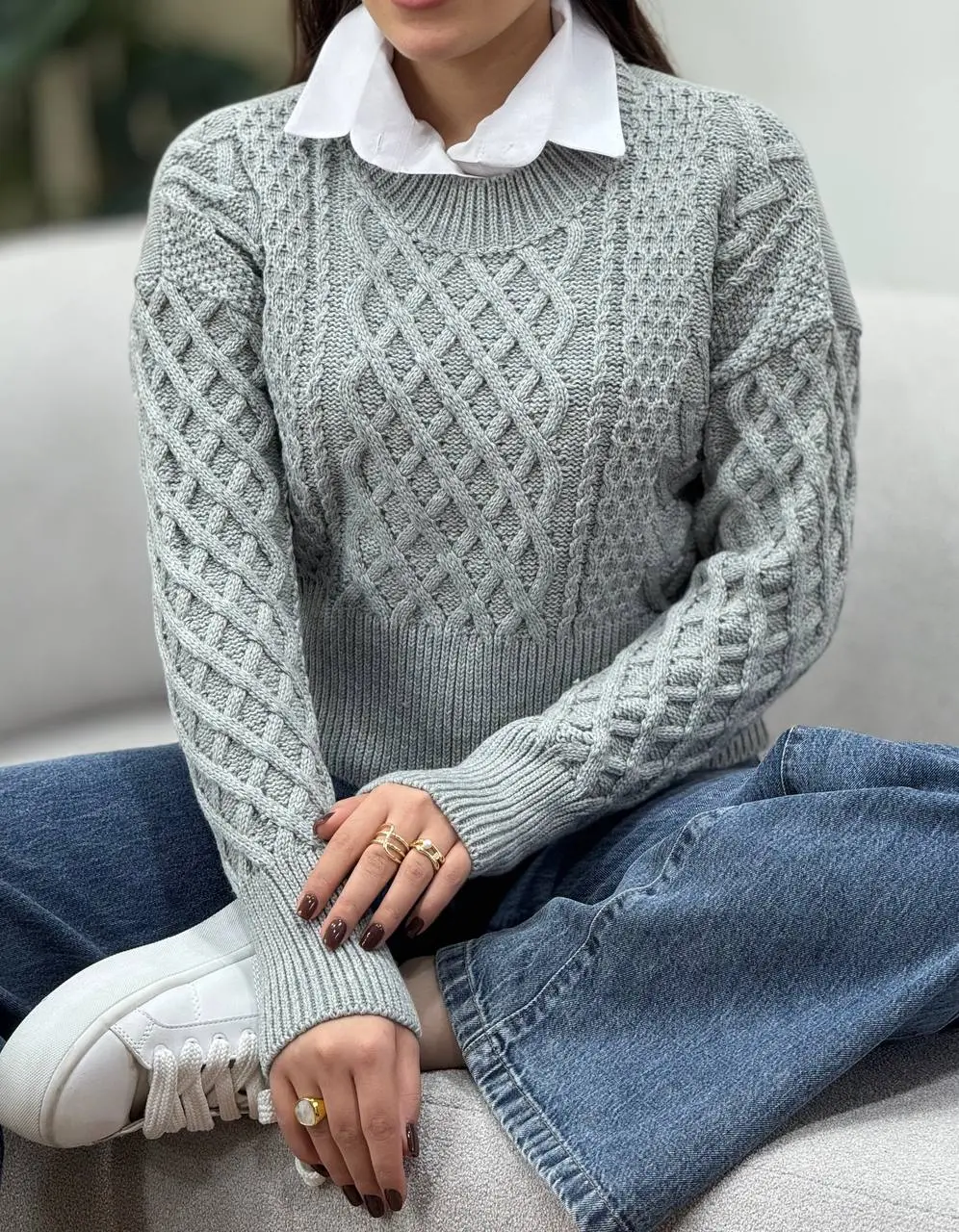 پلیور بافت ترک لیسا